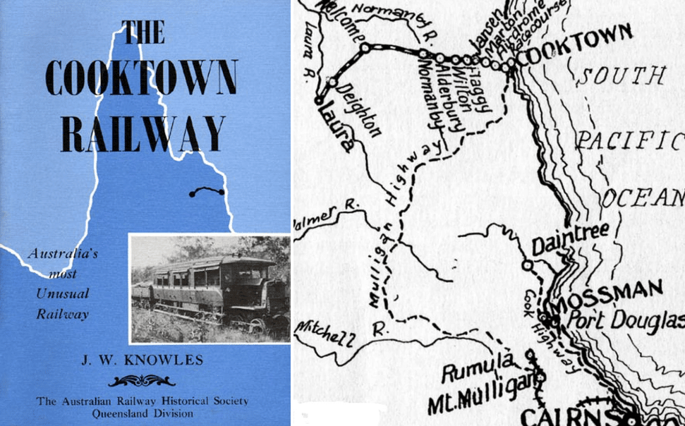 Map of Cooktown Railway
