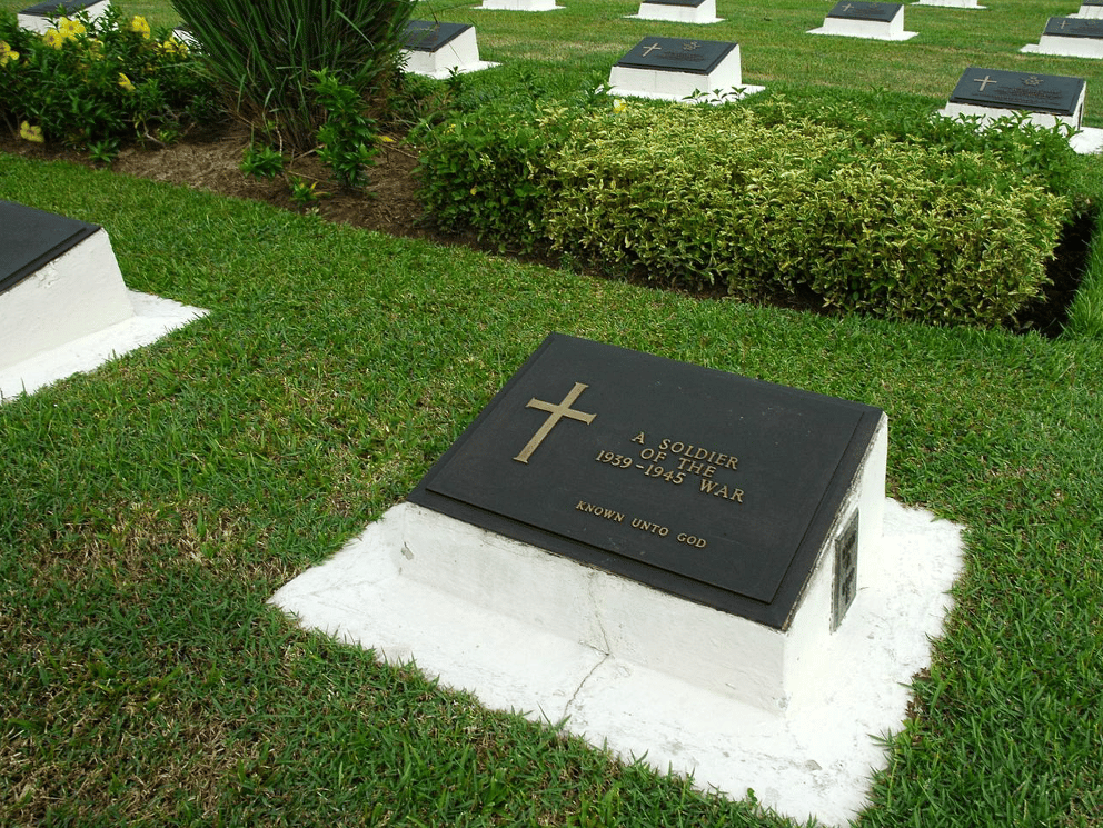 Commonwealth War Grave on Labuan, Borneo
