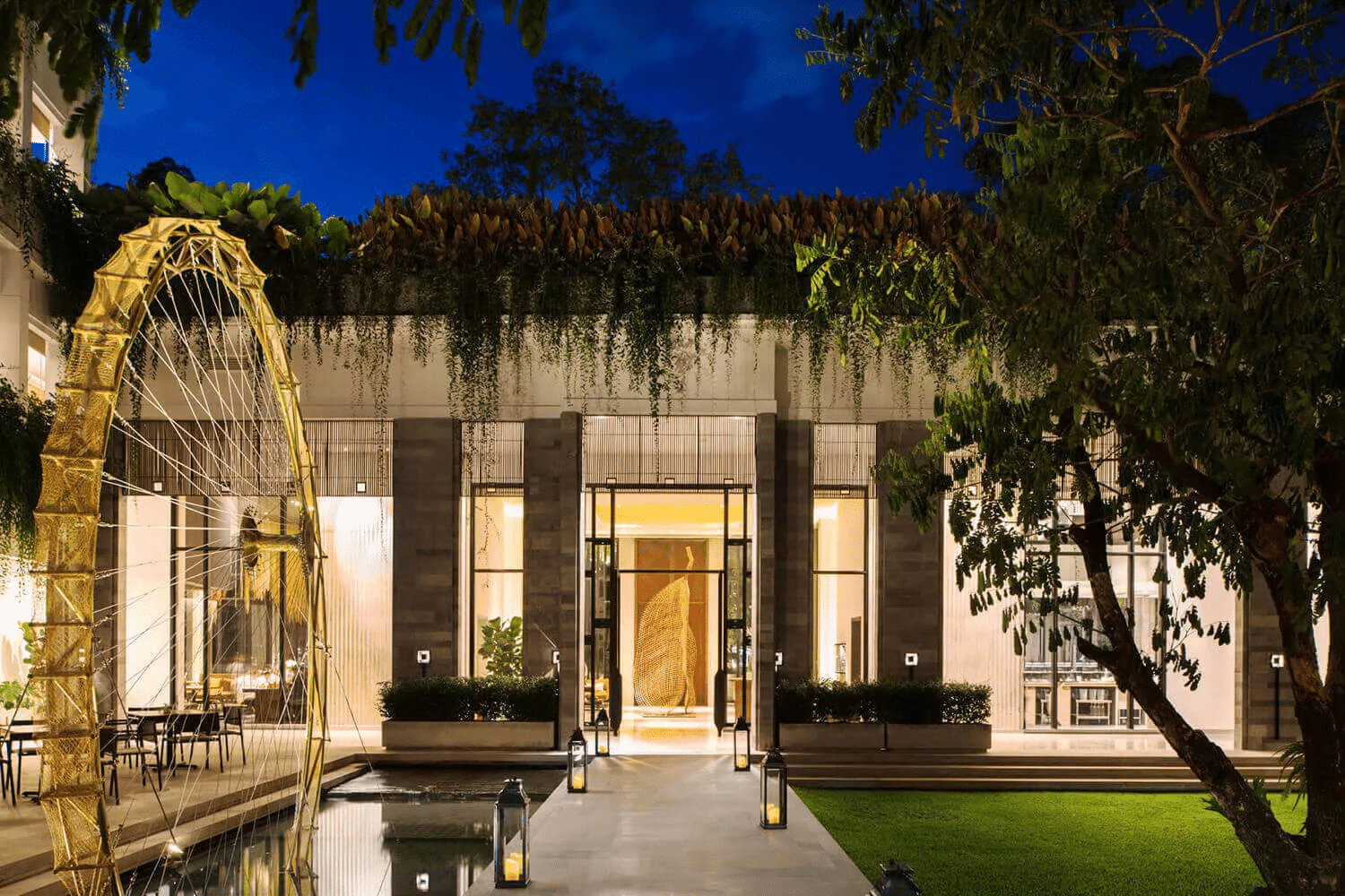 Tree Lined Urban Resort