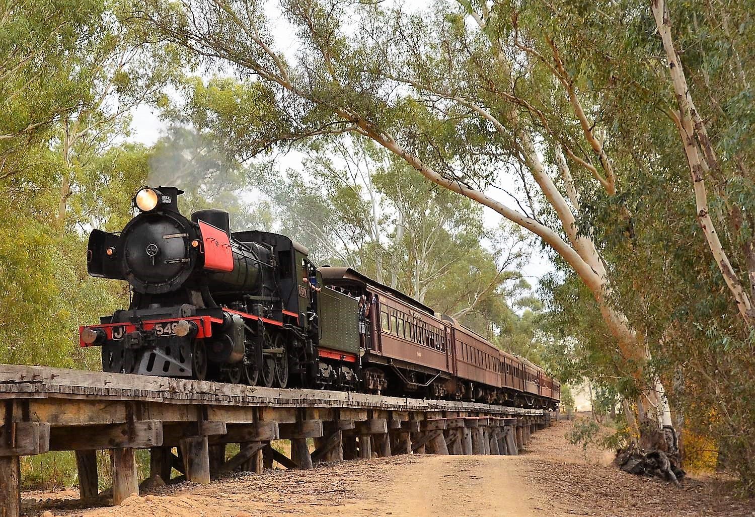 Victorian Goldfields Railway Historic Steam Train