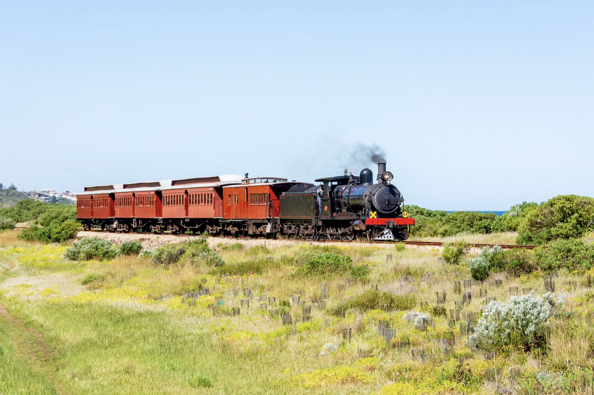 Steamranger Heritage Railway - Heritage diesel rail motor and steam hauled journey