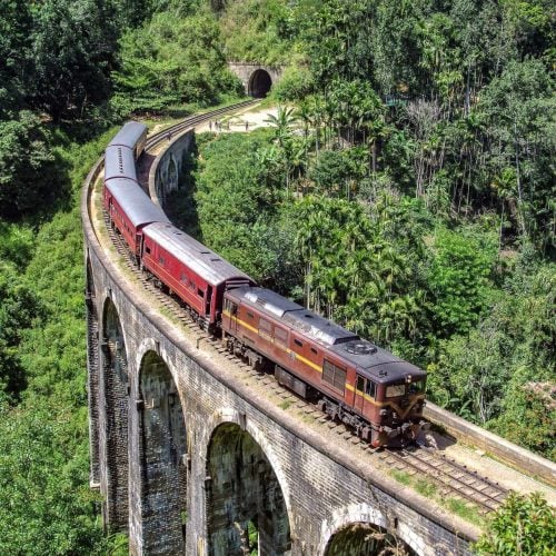 The Viceroy Special crossing the Nine Arches Bridge
