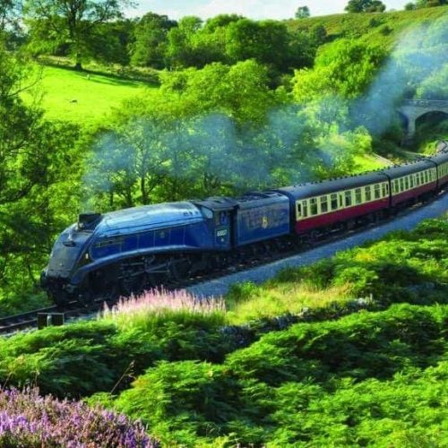 Sir Nigel Gresley Locomotive, North Yorkshire Moors Railway